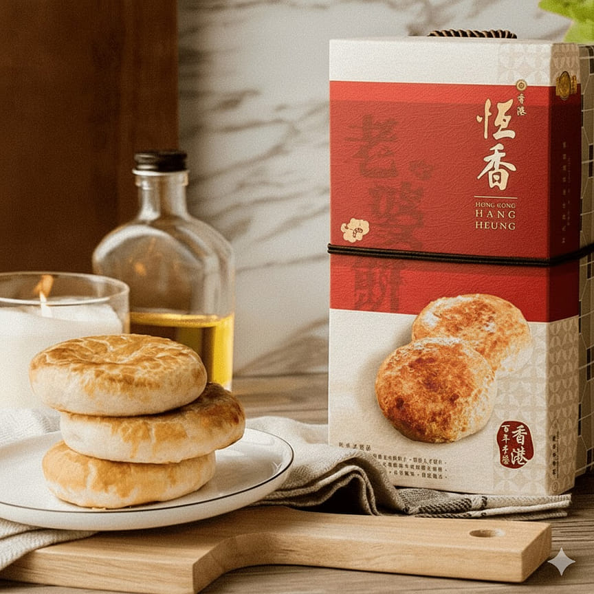 香港恆香老餅家 紅豆沙味老婆餅 6枚 510 克 - Weee!