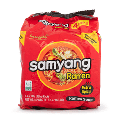 Samyang Ramen Extra Spicy (4 Packs) 480 g