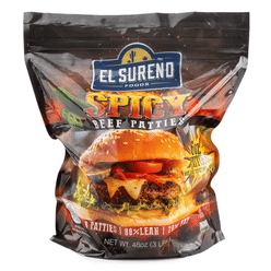 El Sureño Foods Spicy Beef Patties 80% lean/20% Fat 3 lb