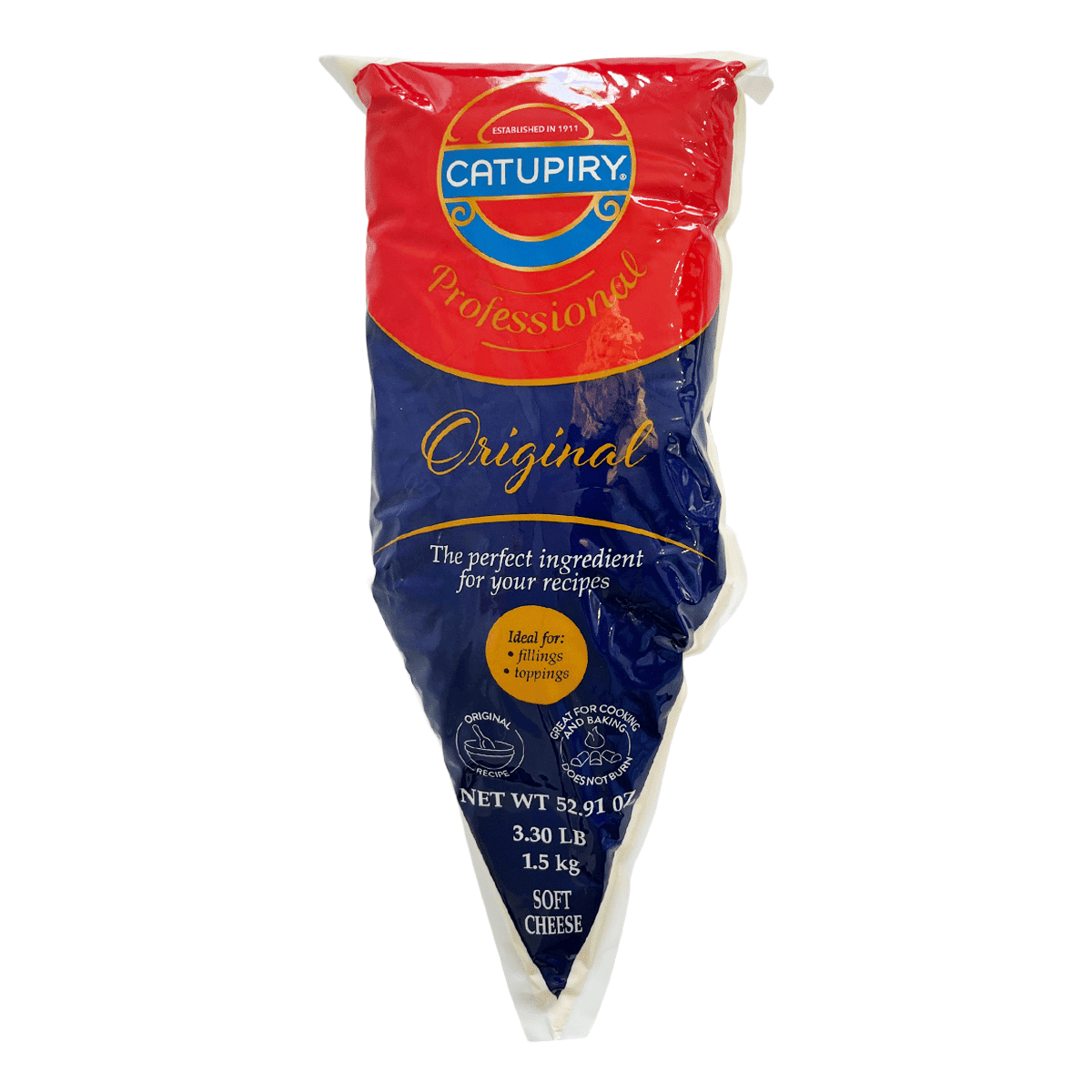 Catupiry 1.5Kg, Queijo Cremoso Original 3.3 lb