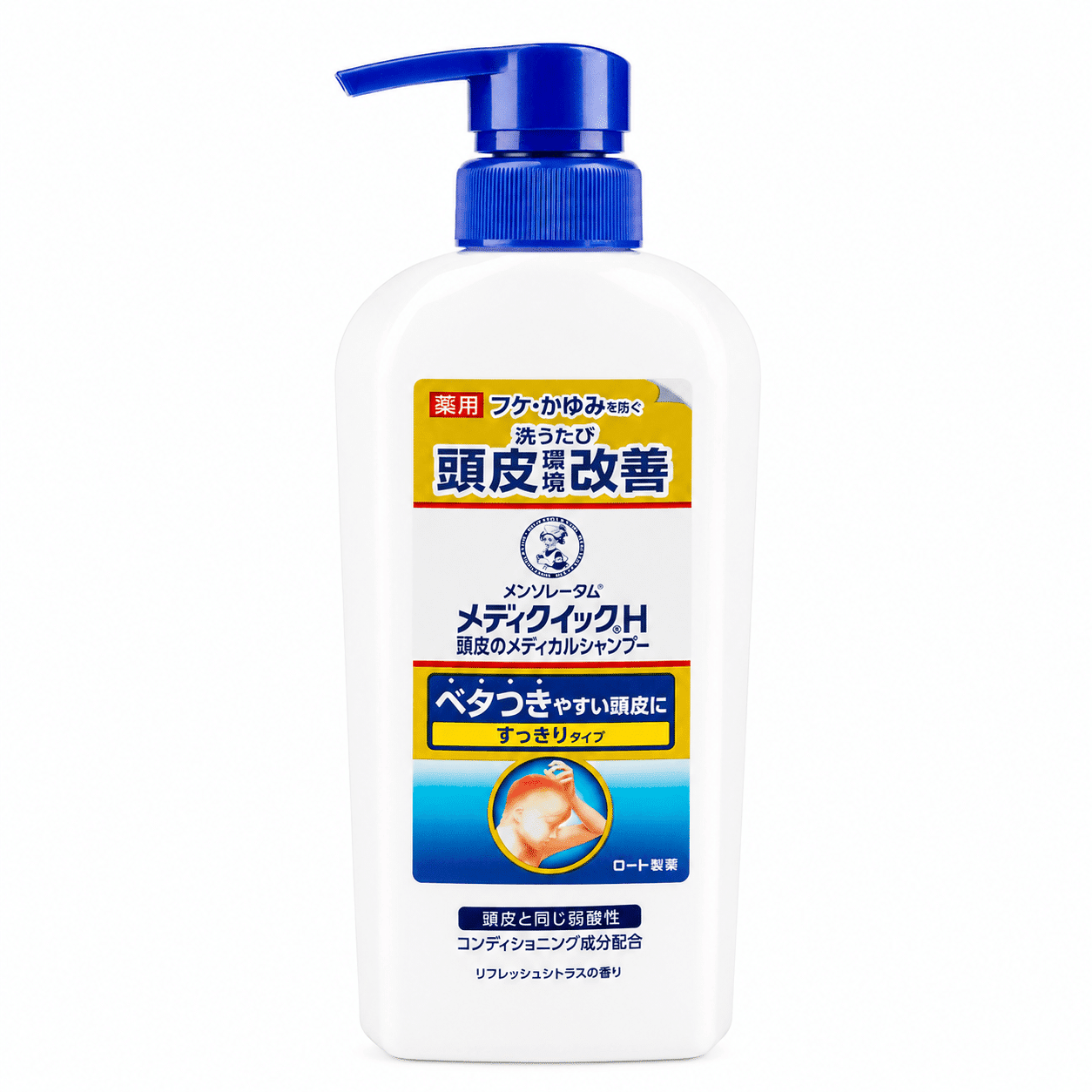 Rohto Mentholatum Mediquick H Scalp Medical Shampoo 320 ml