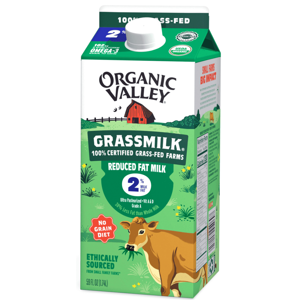 Organic Valley Grassmilk 2% Reduced Fat Milk 59 fl.oz