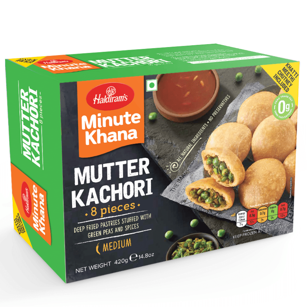 Bánh Chiên Nhân Ngọt Kiểu Ấn (Kachori) Haldiram's Với Tương Ớt Xoài 14.8 oz