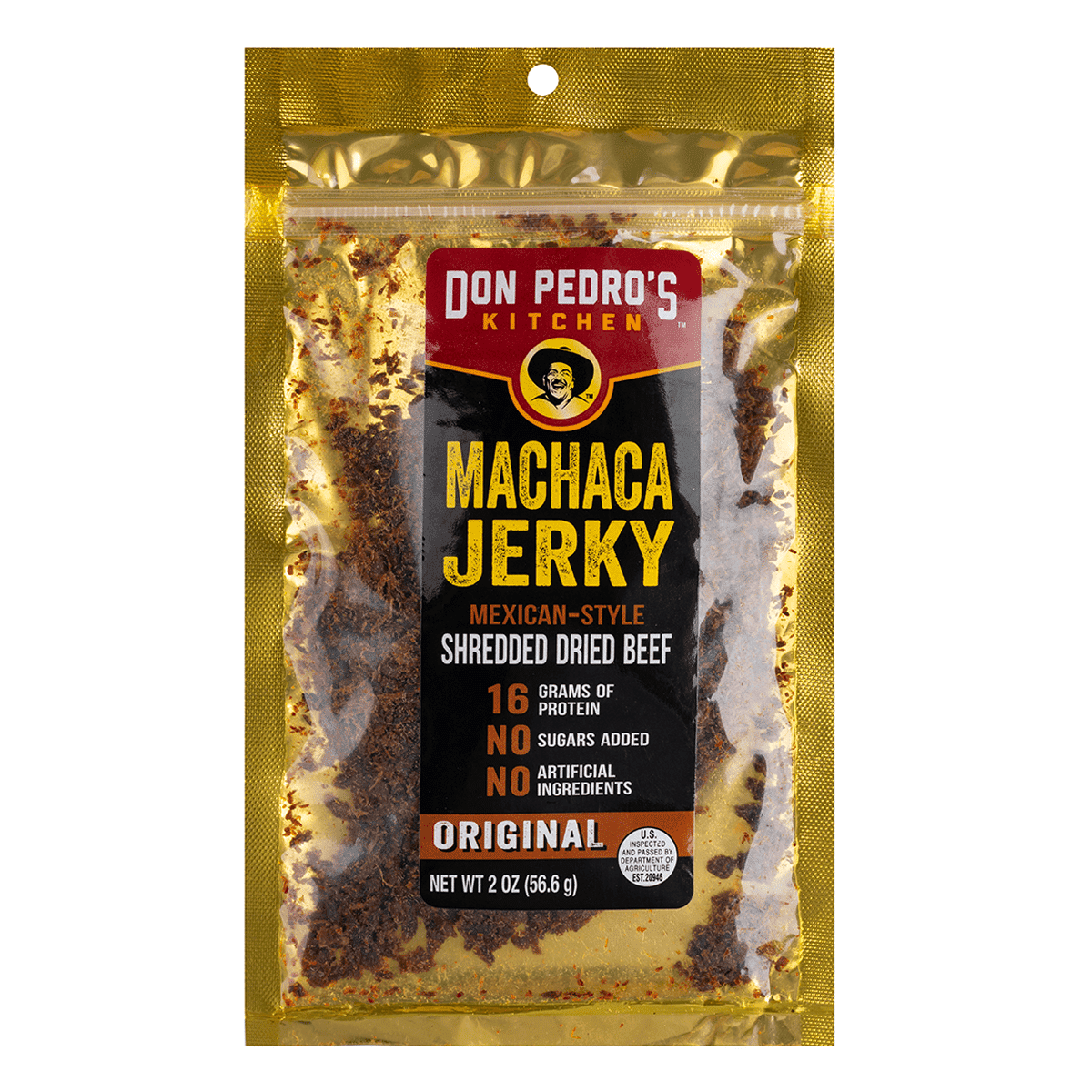 Carne seca Machaca Don Pedro's Kitchen, sabor original 2 oz