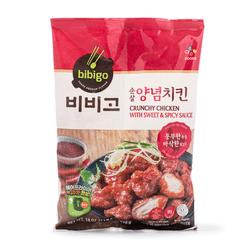 CJ Bibigo Korean Crunchy Chicken With Sweet & Spicy Sauce, Frozen 510 g