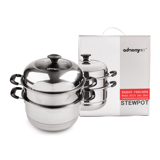 3 Layers Stainless Steel Steamer 1 each
