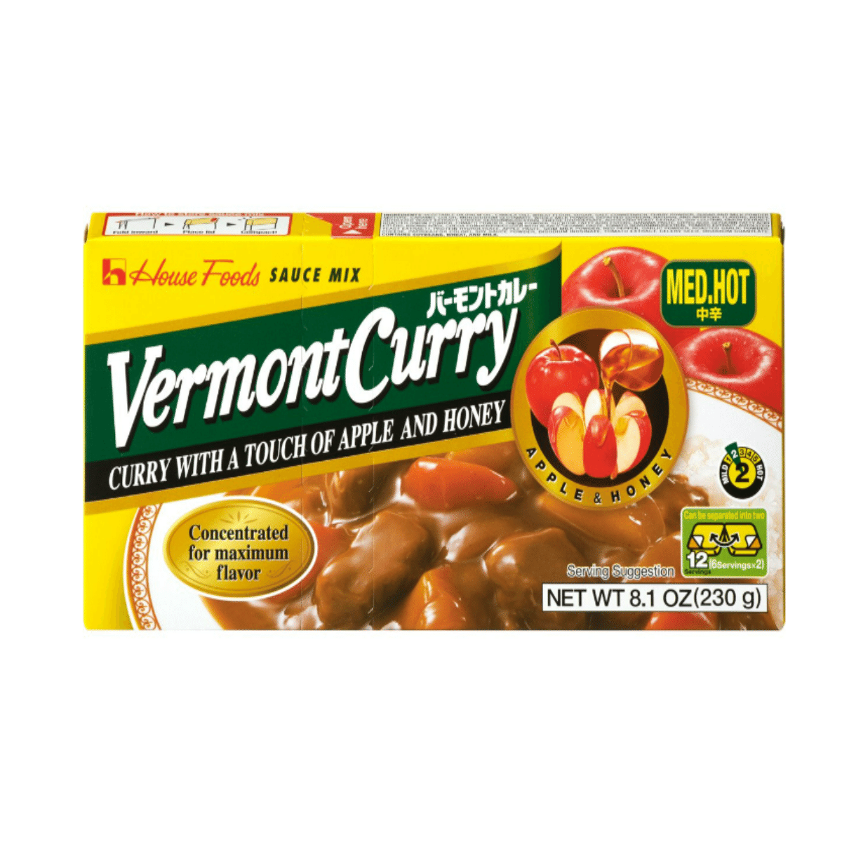 House Vermont Curry Medium Hot 8.11 oz