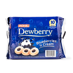 Jack 'n Jill Dewberry Sandwich Cookies Blueberry 330 g