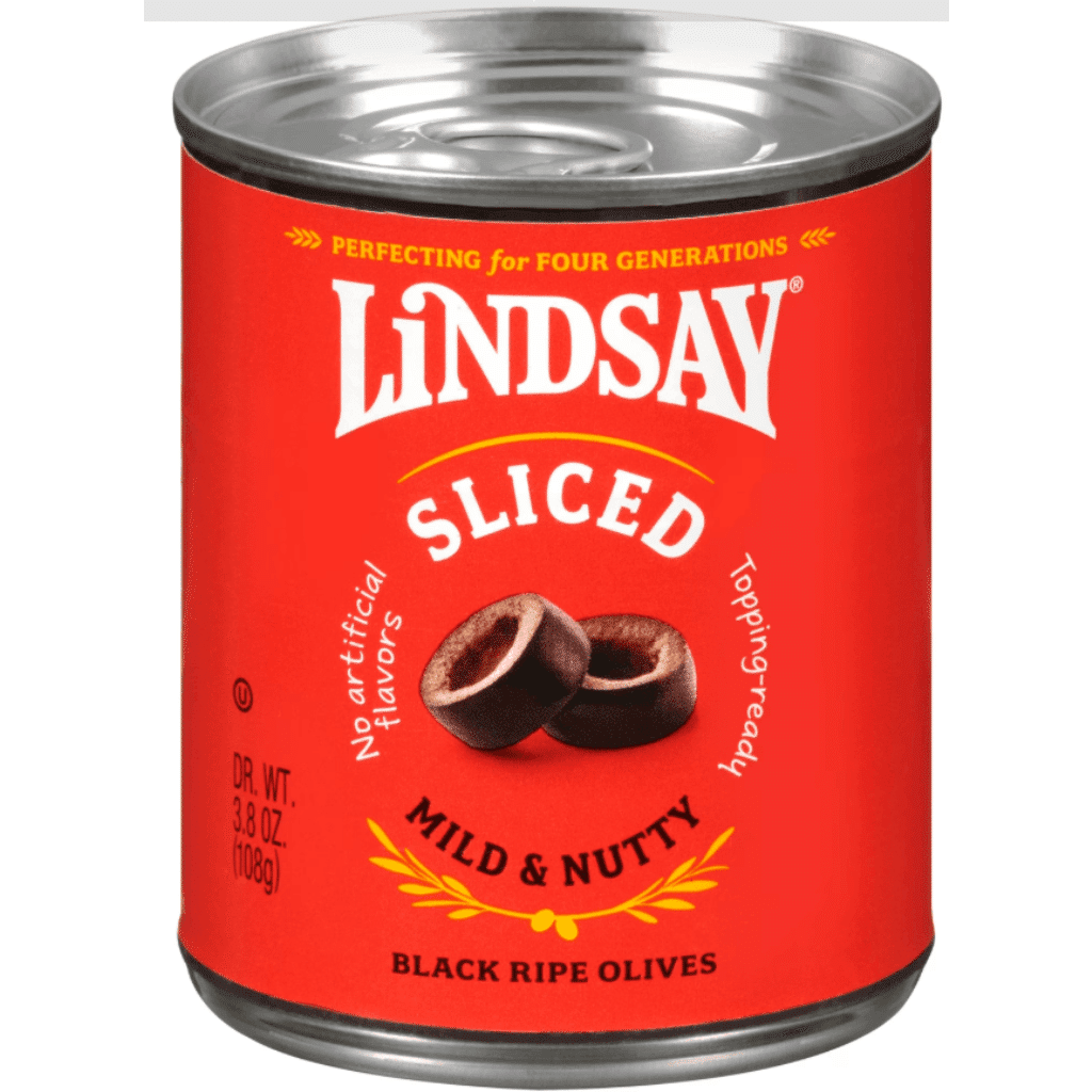 Aceitunas negras de California en rodajas Lindsay 3.8 onza(s)