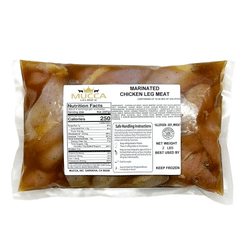 Marinated Chicken Leg Meat, Sweet Garlic Flavor 2 lb