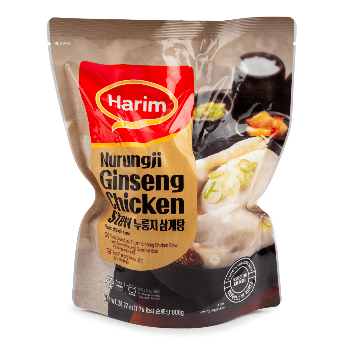 Harim Estofado de Pollo con Ginseng y Nurungji 800 gramo(s)