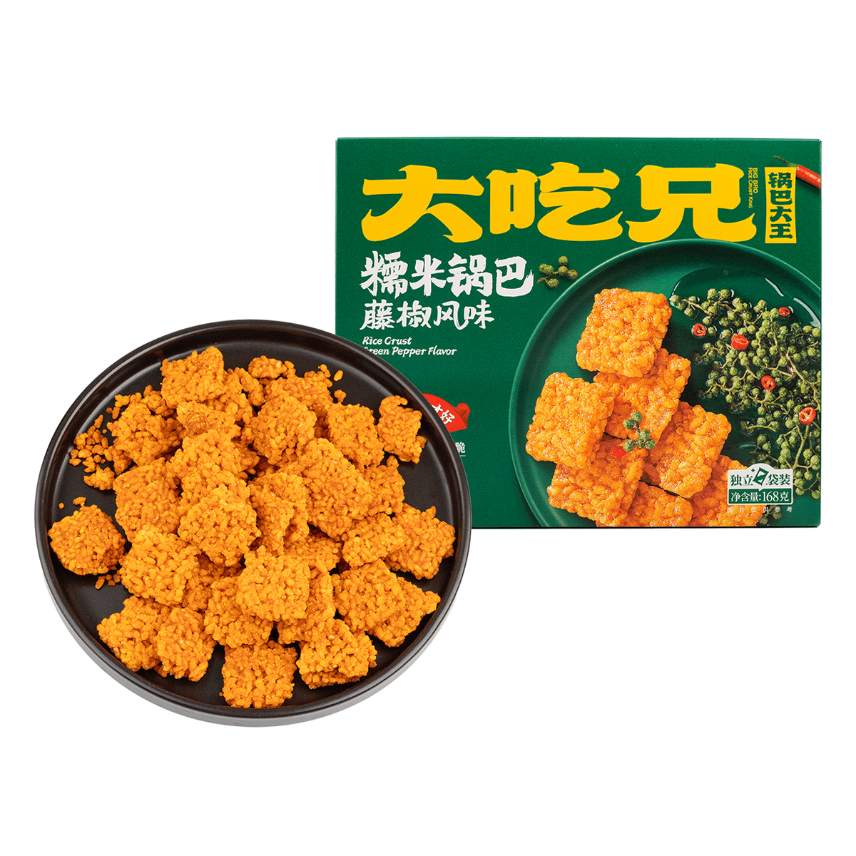 Big Bro Sticky Rice Cracker Pepper Flavor 168 g