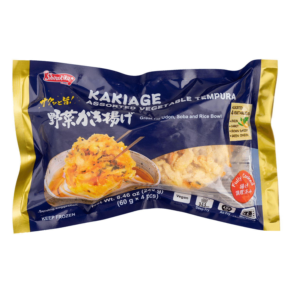 Kakiage Vegetable Tempura 4p 8.46 온스