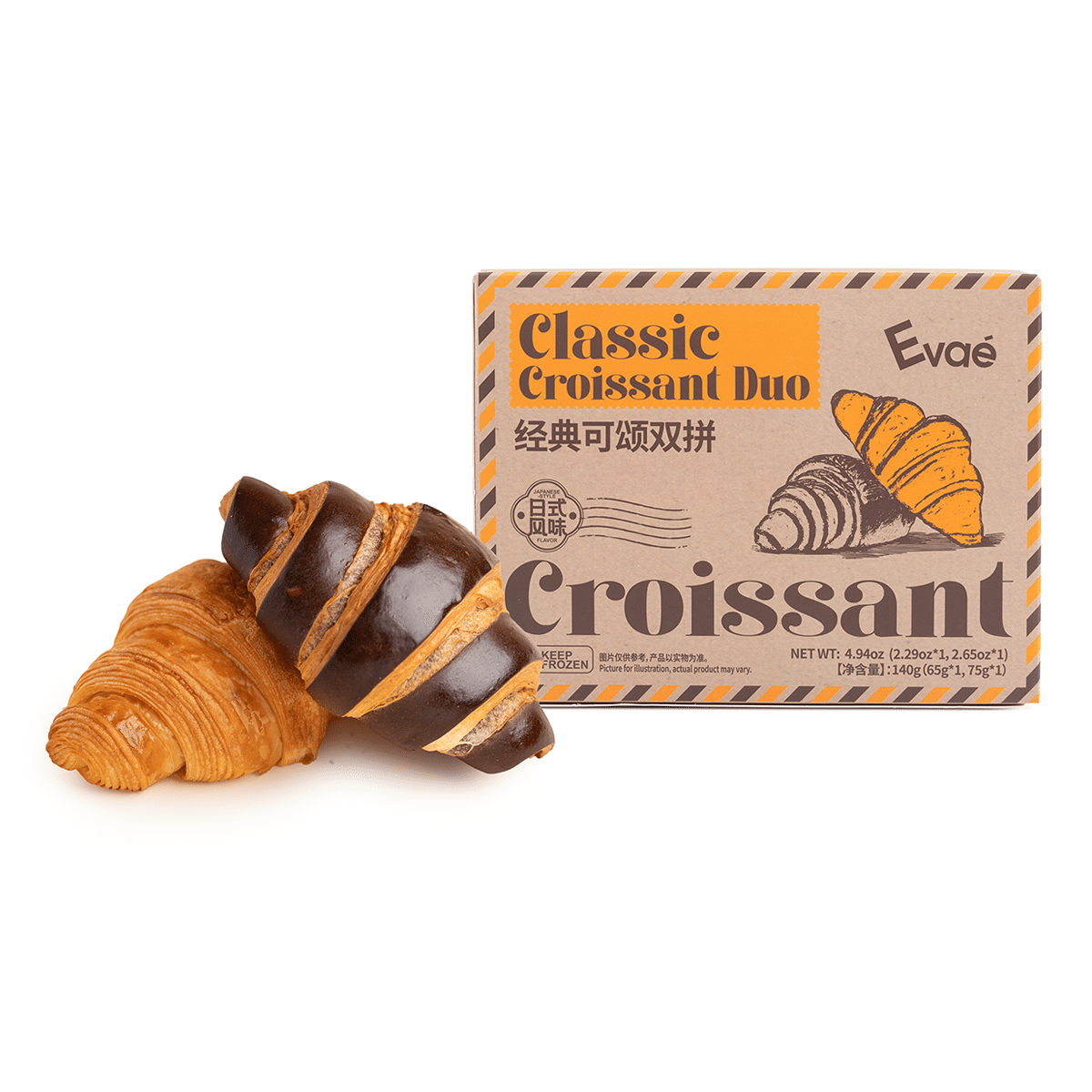 Evae Classic Croissant Duo 140 g