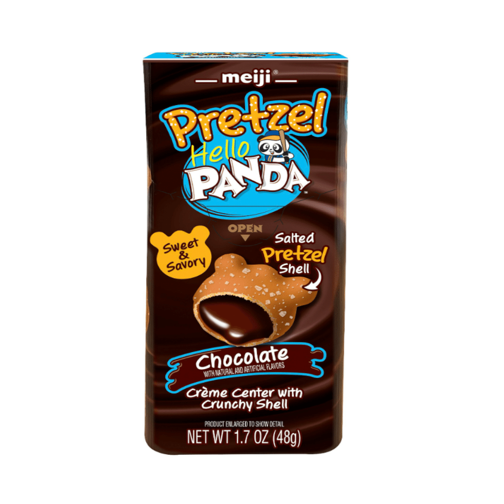 Galletas Meiji Hello Panda de chocolate con cobertura de pretzel 1.7 onza(s)