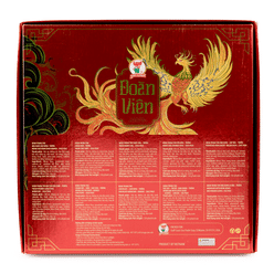 Happy Elephant Premium Moon Cake Taro (Yolk) 2pcs & Mixed (Yolk) 2pcs 480 g