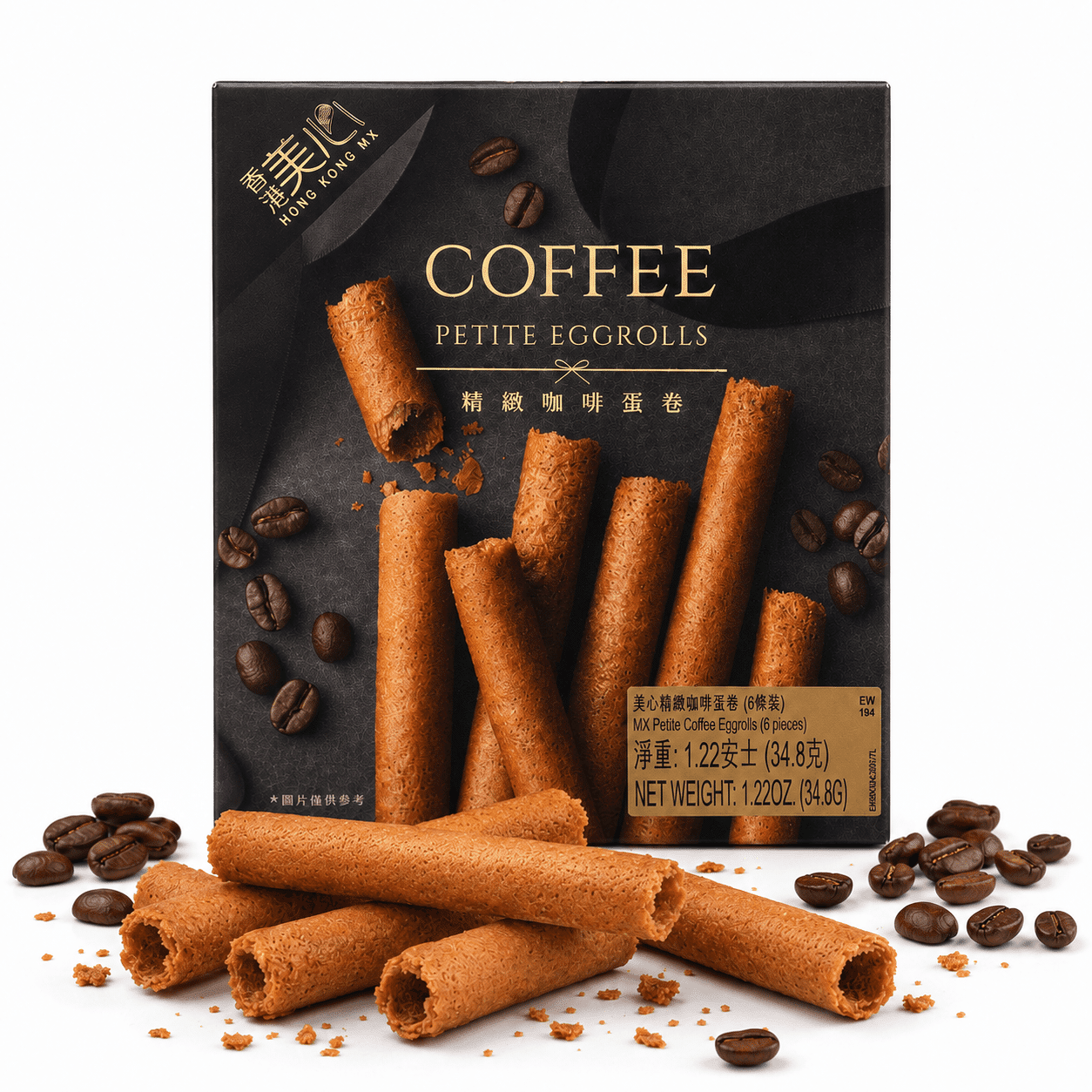 MX Petite Coffee Eggrolls (6pcs) 1 each