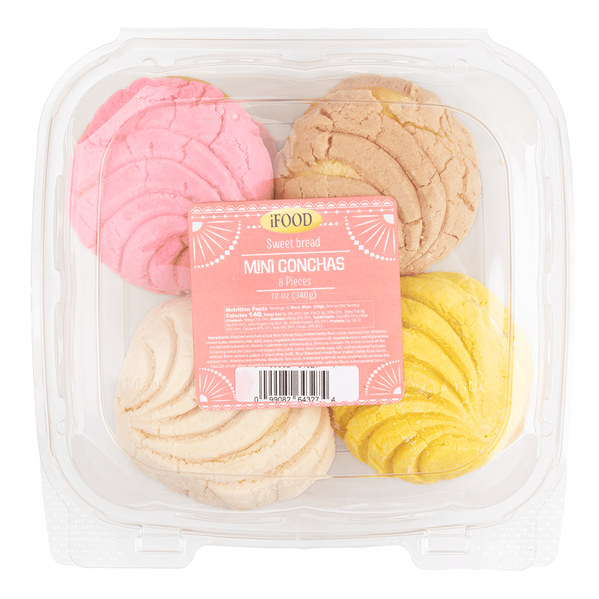 Mini conchas de pan dulce iFOOD 12 onza(s)
