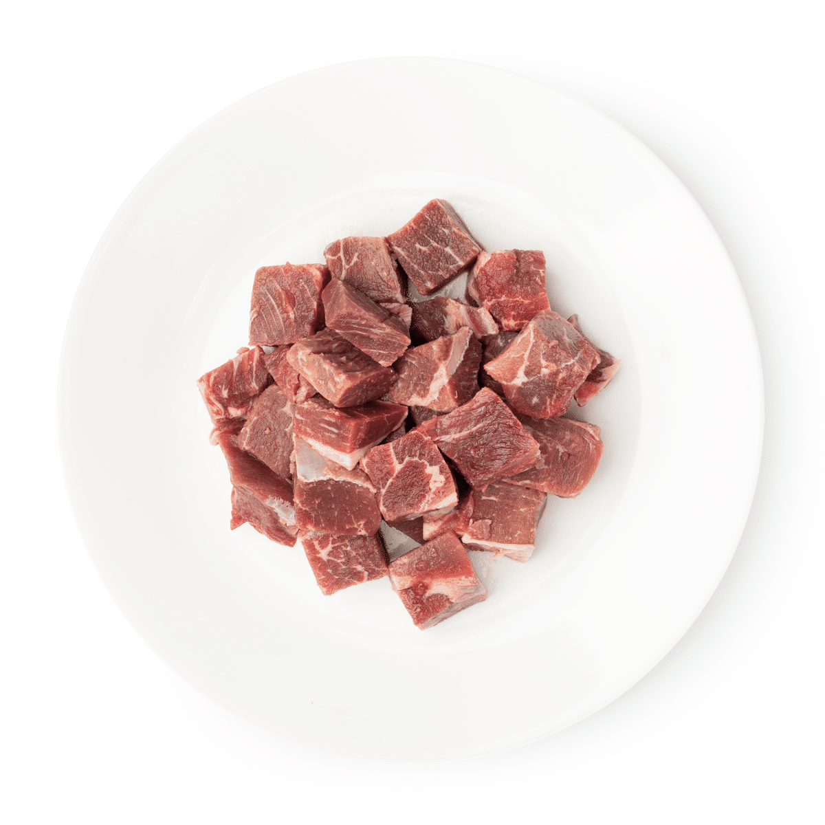 Beef Chuck Tender Stew Meat, Frozen 3 lb
