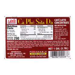 Lee's Sandwiches Original Vietnamese Coffee 128 oz