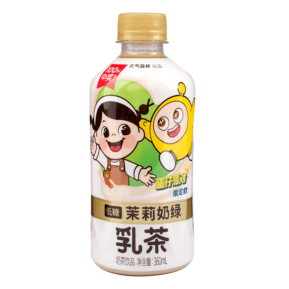 Genki Forest 자스민녹차 밀크티 360 밀리리터*15 팩