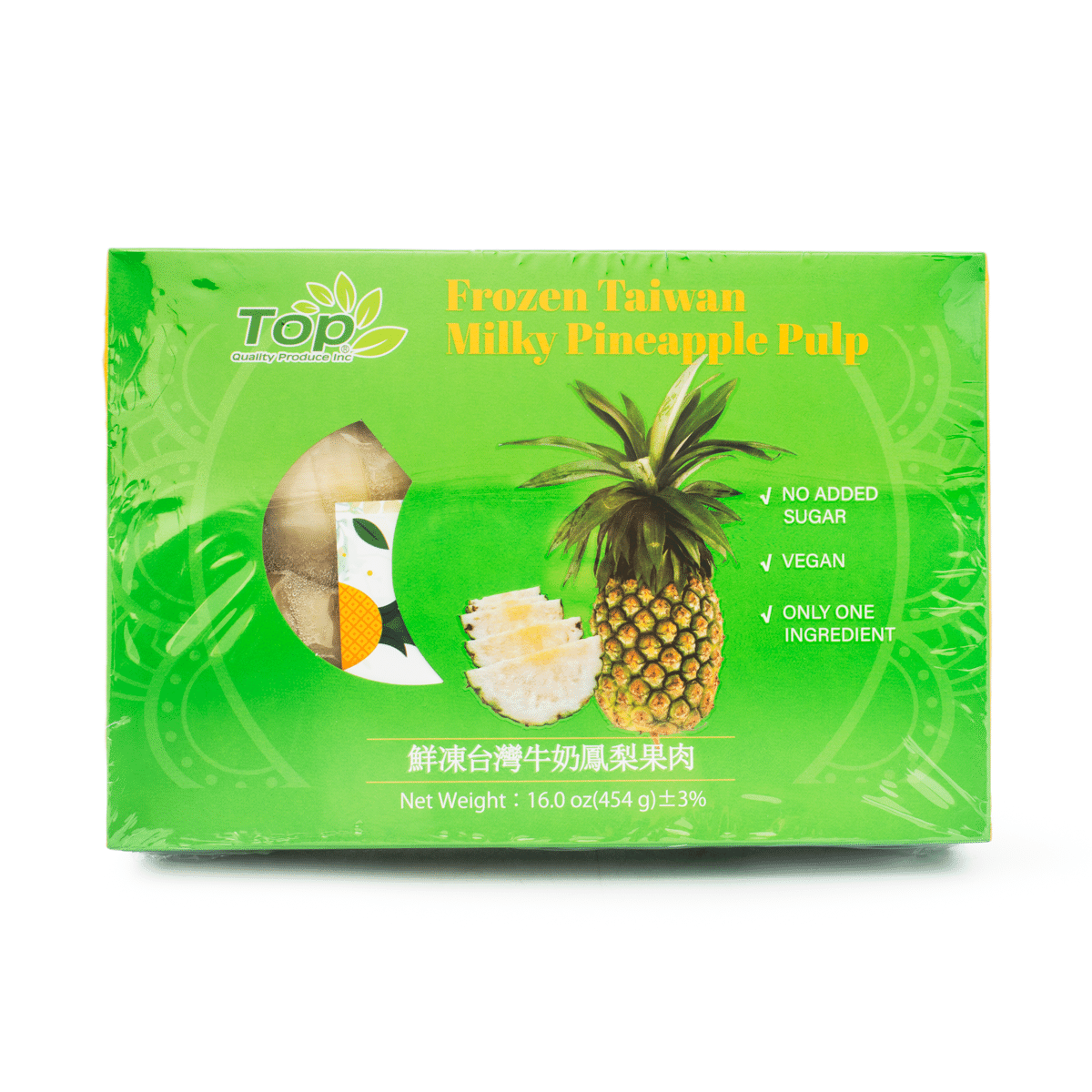 TOP Frozen Taiwan Milky Pineapple Pulp 450 g