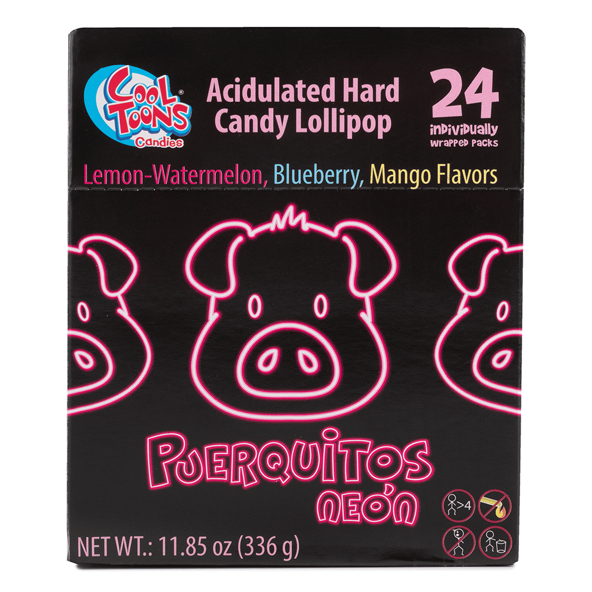 Cool Toons Candy Lollipop Individually wrapped assorted flavors 11.85 oz
