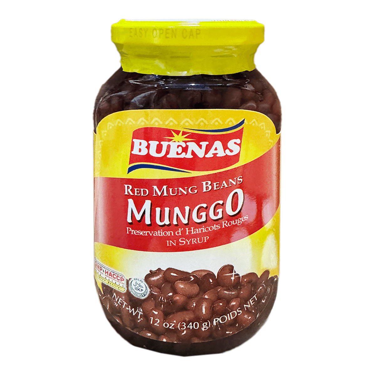 Buenas 레드 녹두 시럽절임 12 온스