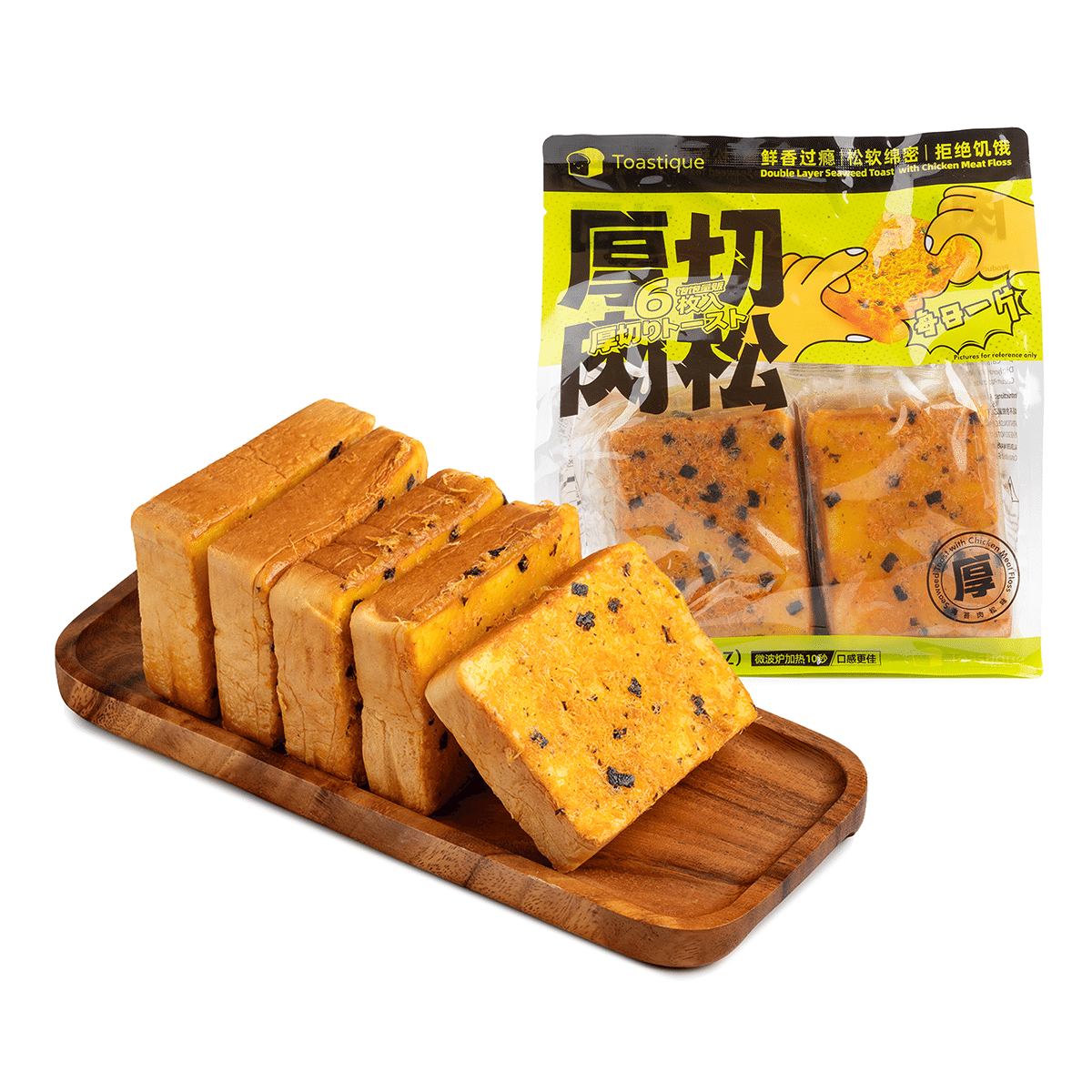 Toastique 두 겹 김 치킨플로스 토스트 460 그램