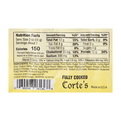 Corte's Tuscan Sausage with Herbs 14 oz