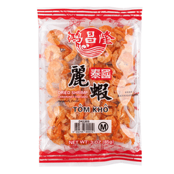 Hong Chang Long Tom Kho Dried Shrimp, Medium 3 oz