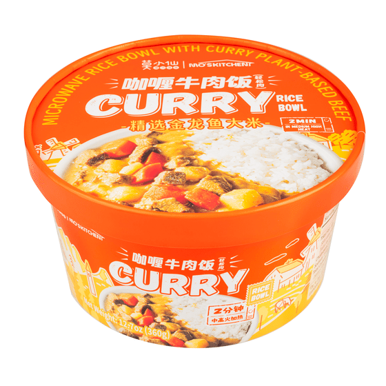 weee_instant_莫小仙 微波咖喱牛肉米饭 （精选金龙鱼大米） 360 克