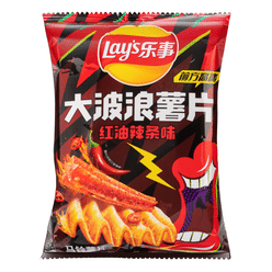 Lay&#039;s Big Wave Potato Chips Spicy Flavor 60G 60 그램