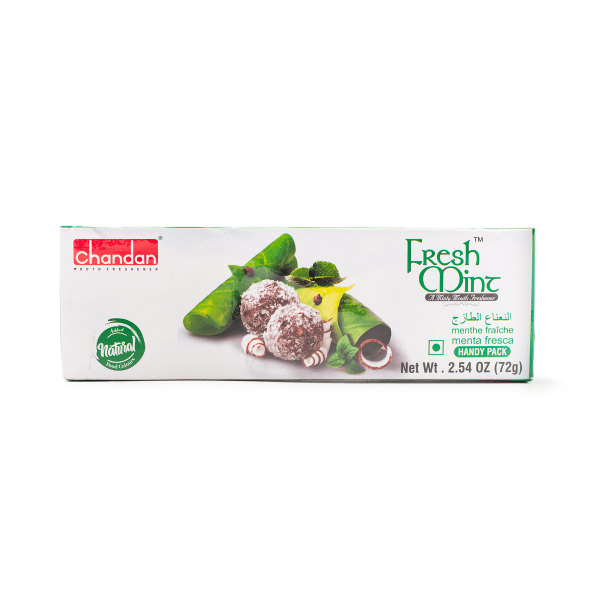 Kẹo thơm miệng Chandan vị bạc hà tươi 2.54 oz