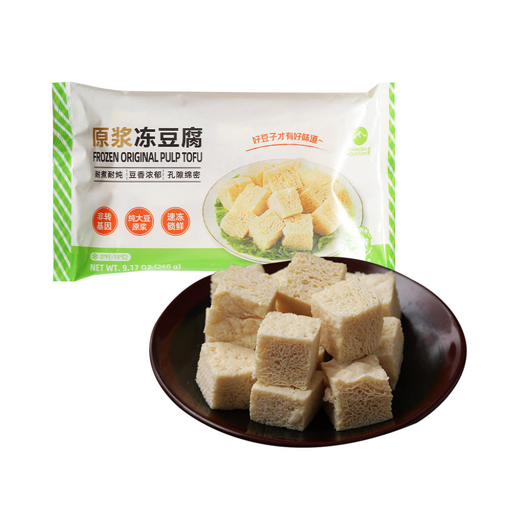 长白山 原浆冻豆腐(非转基因) 冷冻 260 克