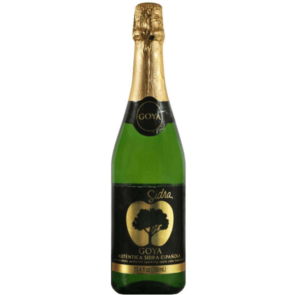 Sidra de manzana espumosa auténtica sin alcohol Goya 25.4 onza(s) líquida(s)