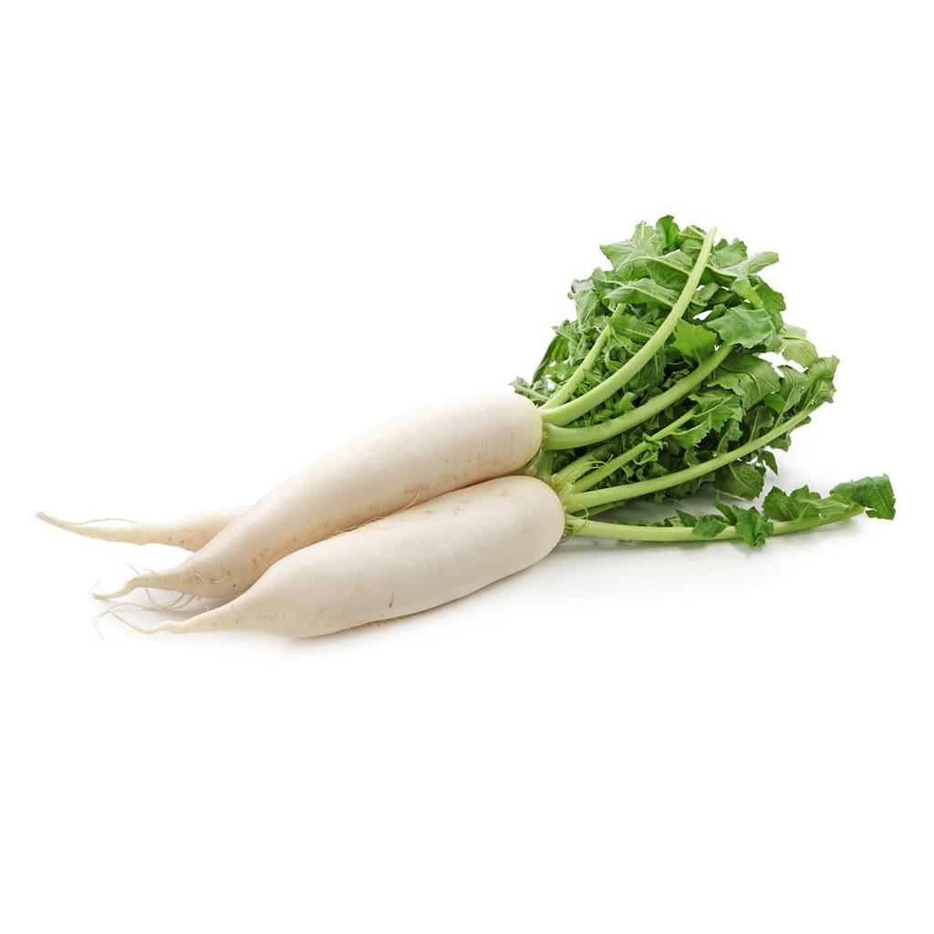 Daikon with Leaf 1.25-1.5 lb