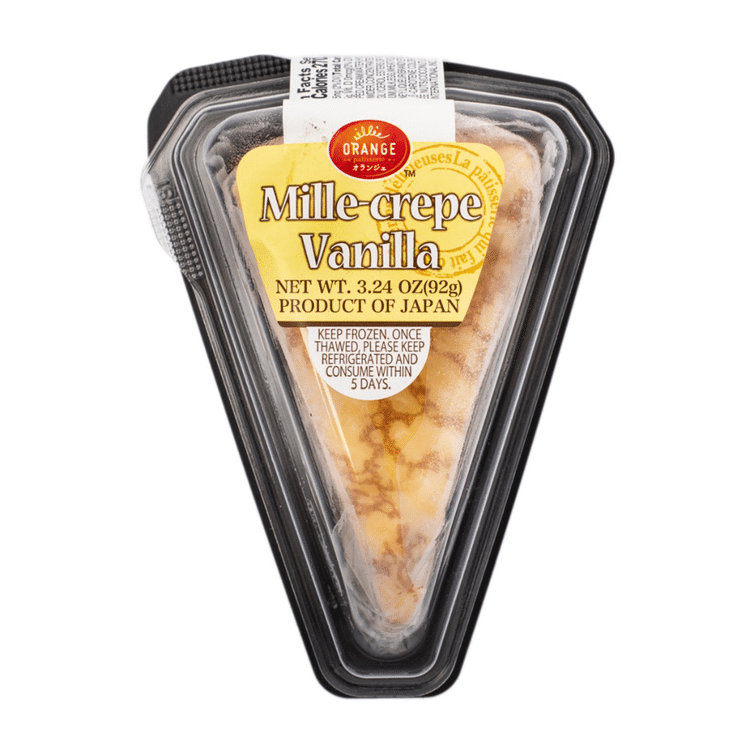 オランジェ バニラ ミルクレープ 92 グラム - Weee!