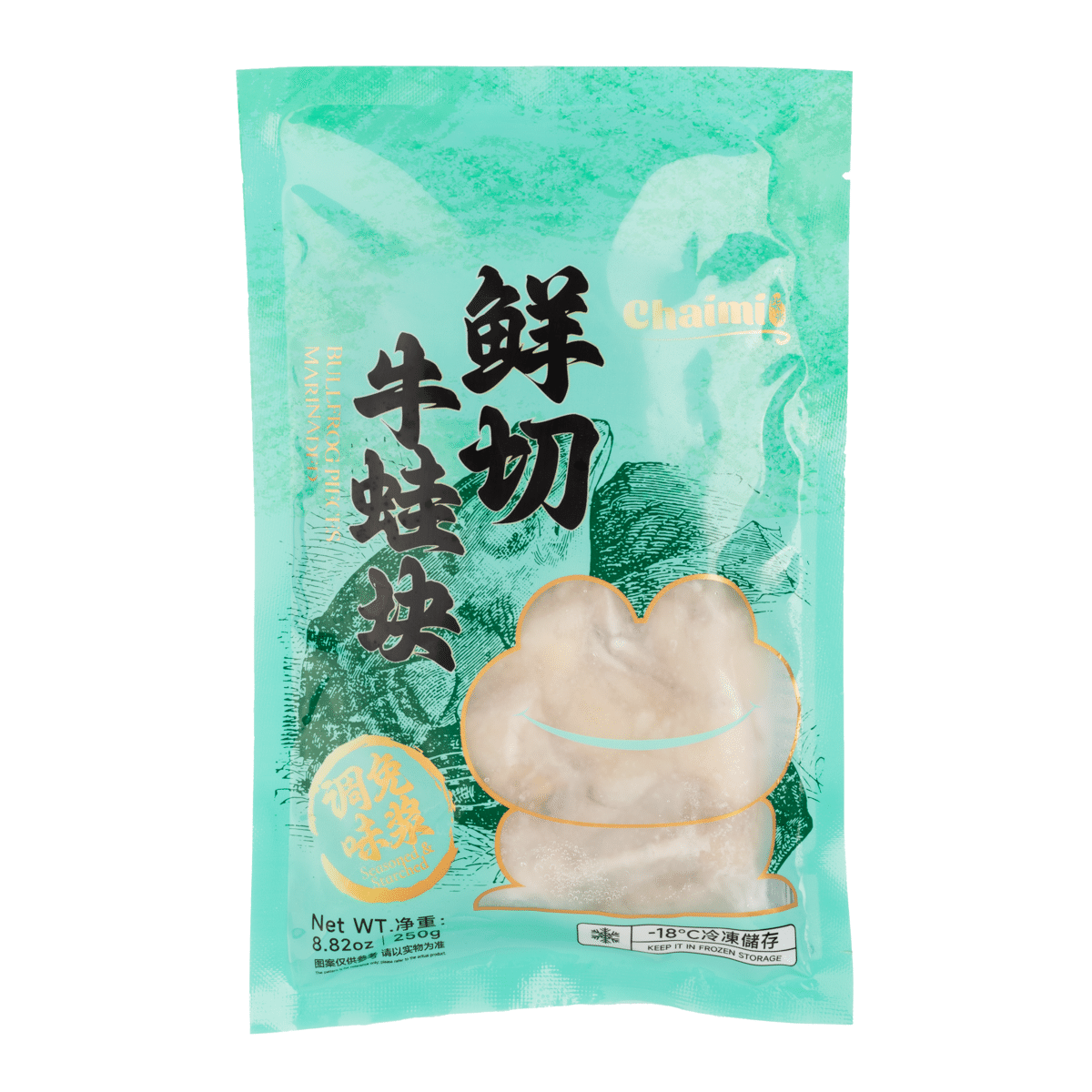 Chaimi Marinated Frog cut potions 250 g