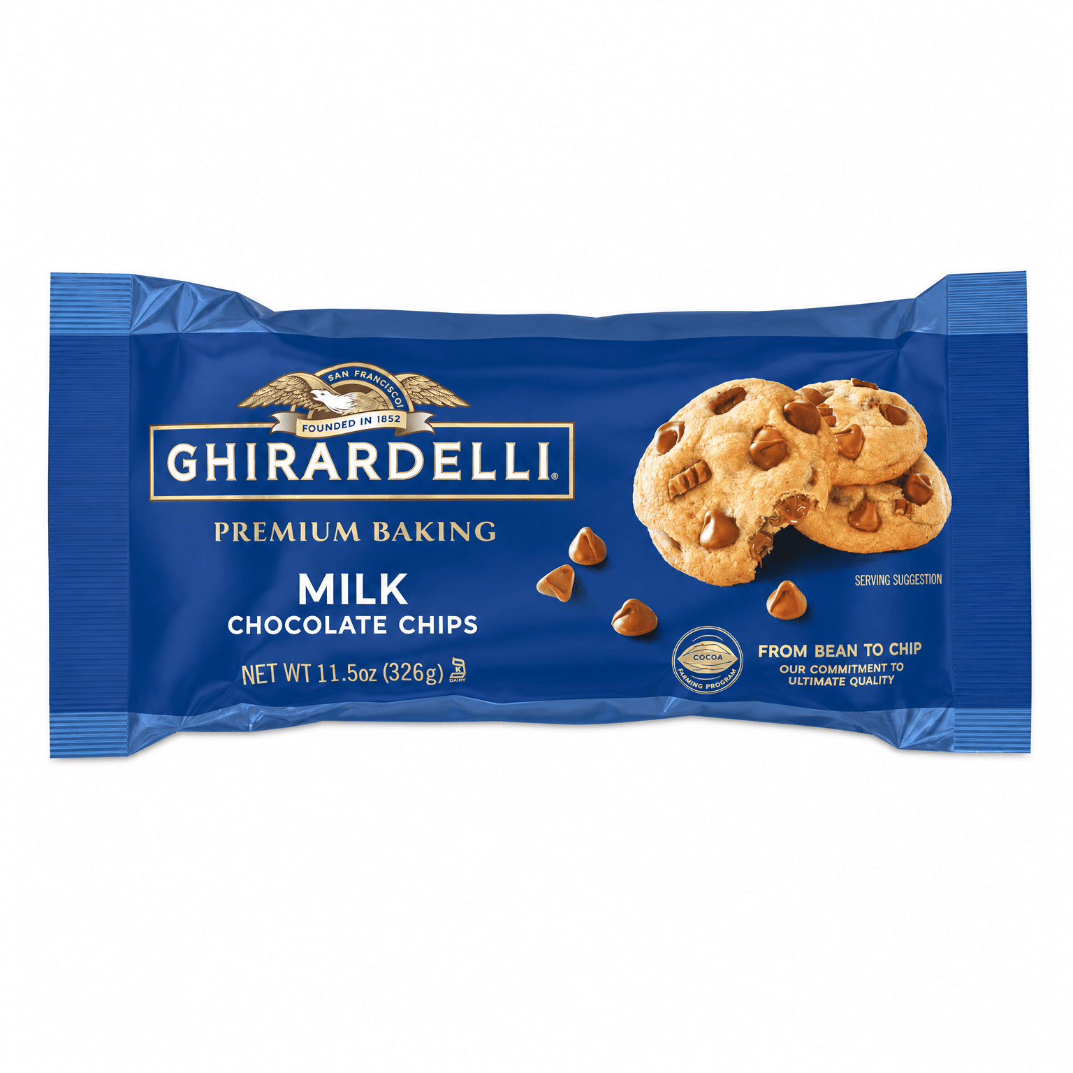 Ghirardelli Milk Chocolate Chips 326 g