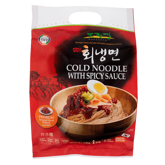 weee_frozen_Surasang Morangak Spicy Cold Noodle with Seasoned Pollack (Bibim Nangmyun), Frozen 680 g
