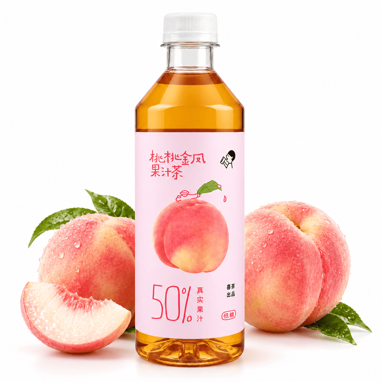 HEYTEA Peach Oolong Tea 450 ml