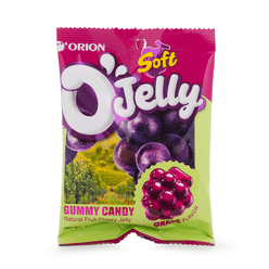 Orion O'Jelly Gummy Candy, Grape Flavor 66 g