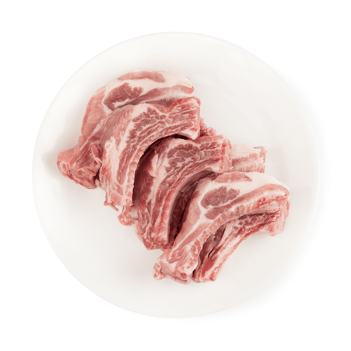 Pork Baby Back Ribs Single cuts, Frozen 2-2.22 lb