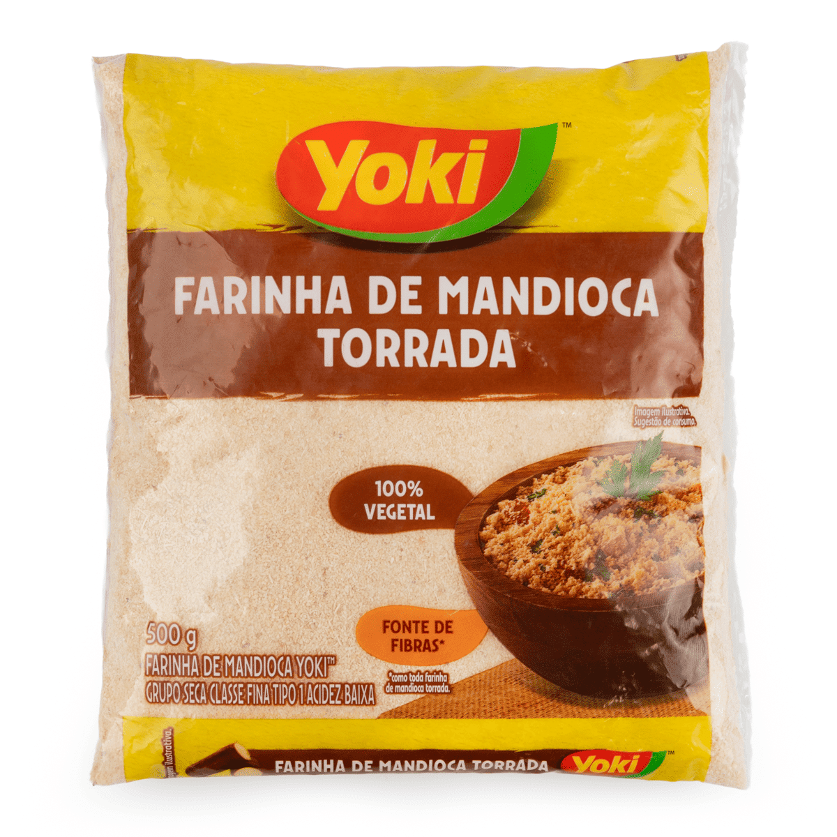 Yoki Farinha de Mandioca Torrada 500 g