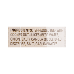 Del Real Cooked Shredded Beef 15 oz