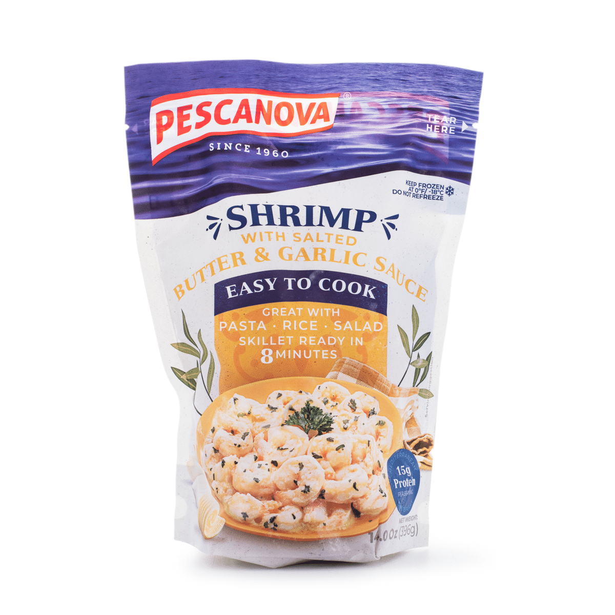 Pescanova Shrimp with Butter & Garlic Sauce Frozen 14 oz