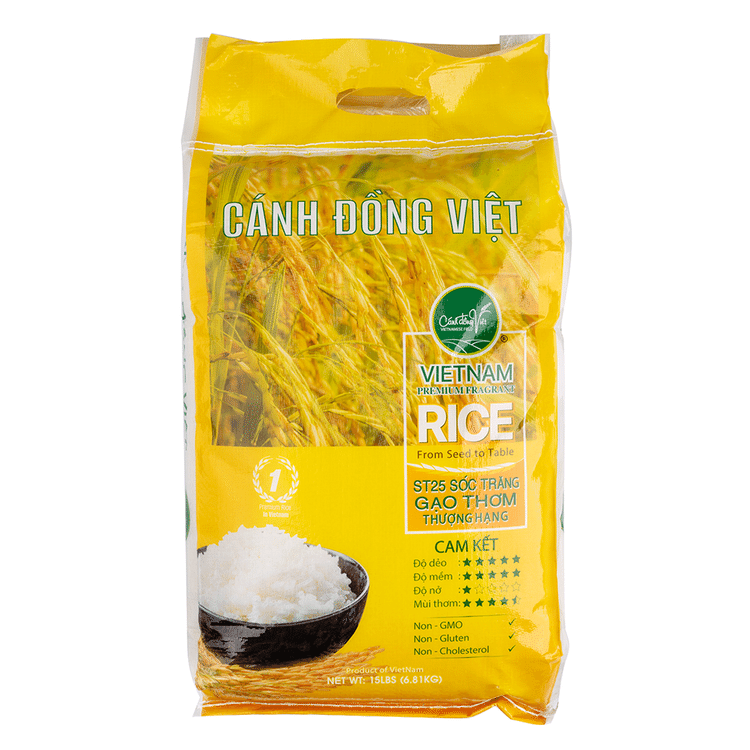 Gạo ST-25 Cánh Đồng Việt 15 lb - Weee!