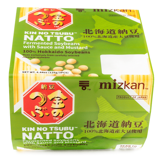 Mizkan Kume Hokkaido Natto 3pk 4.44 oz
