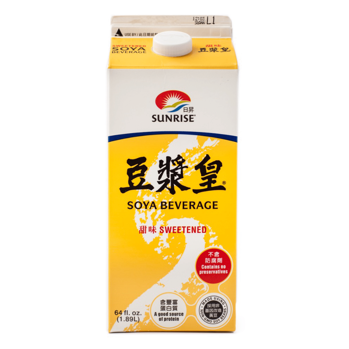 SUNRISE 달콤한 두유 64 액량 온스